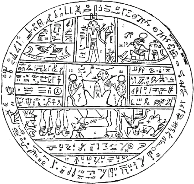 Facsimile 2 of the Book of Abraham, where Kolob is named as a governing star