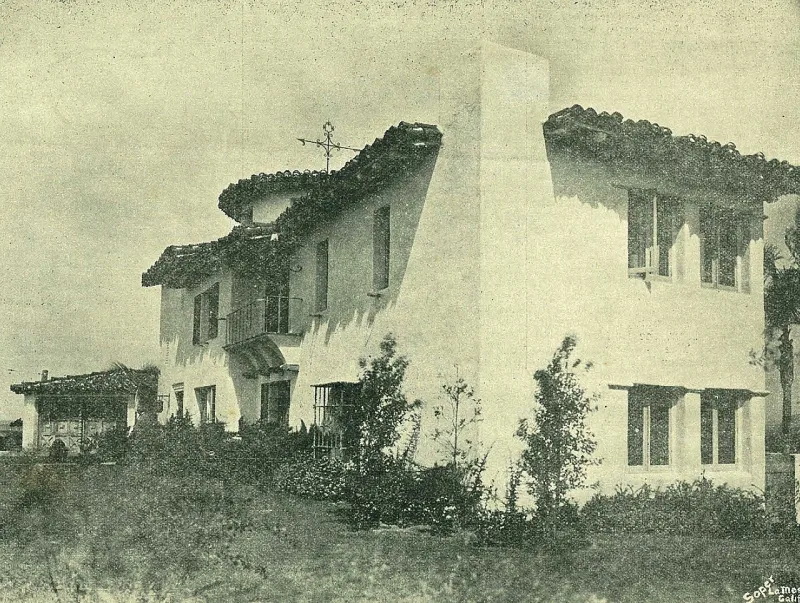 The east side of Beth Sarim, San Diego, in a 1931 Watch Tower photograph