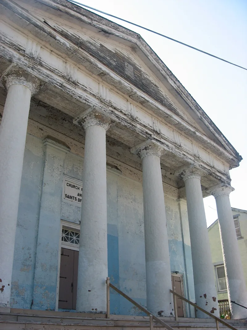 A Black Hebrew Israelite church building in Wheeling, West Virginia, from a Church of God offshoot