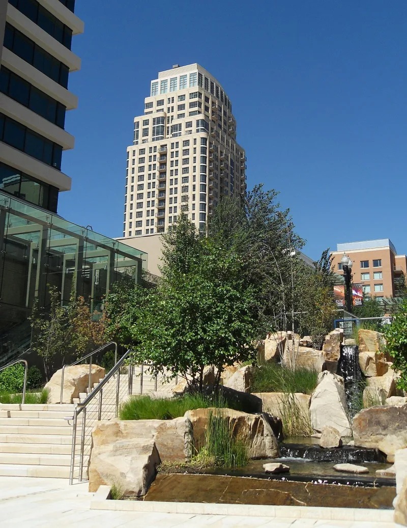 The City Creek Center in Salt Lake City, the church-funded development at the centre of the tithing suit