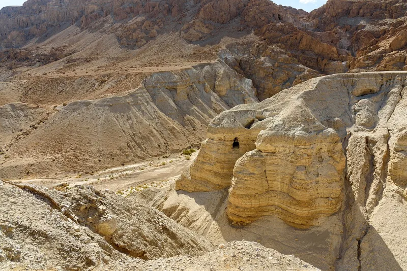 Qumran Cave 4, the cave that yielded fragments of eight separate copies of the book of Daniel