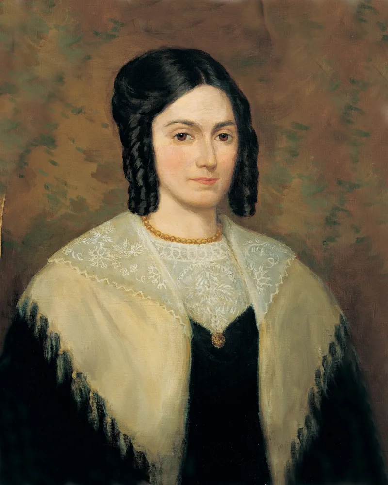 Emma Smith, Joseph's first wife; historians count roughly thirty to forty sealings in all