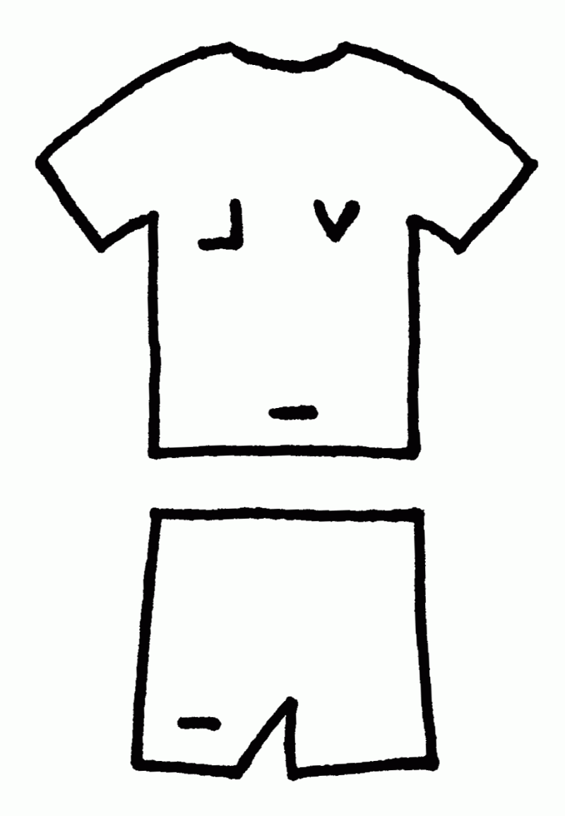 A diagram of the two-piece temple garment, the daily practice her account describes giving up