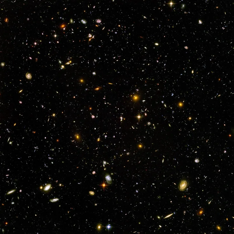 The Hubble Ultra Deep Field; 'worlds without number' is the scriptural language behind eternal increase