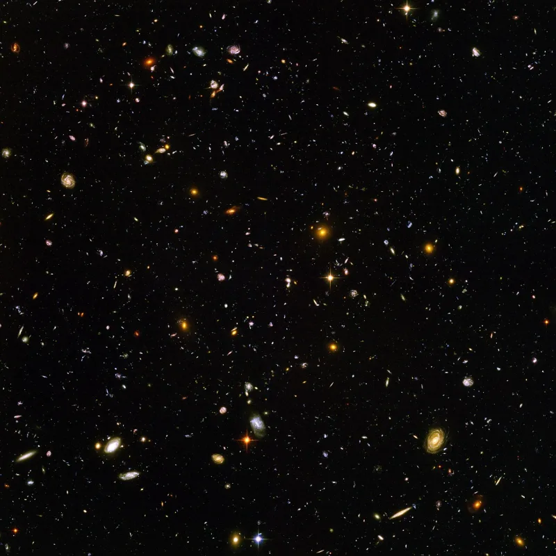 The Hubble Ultra Deep Field; Colossians says all things were created through and for Christ
