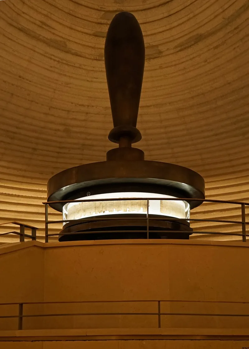 The Great Isaiah Scroll on display at the Shrine of the Book in Jerusalem