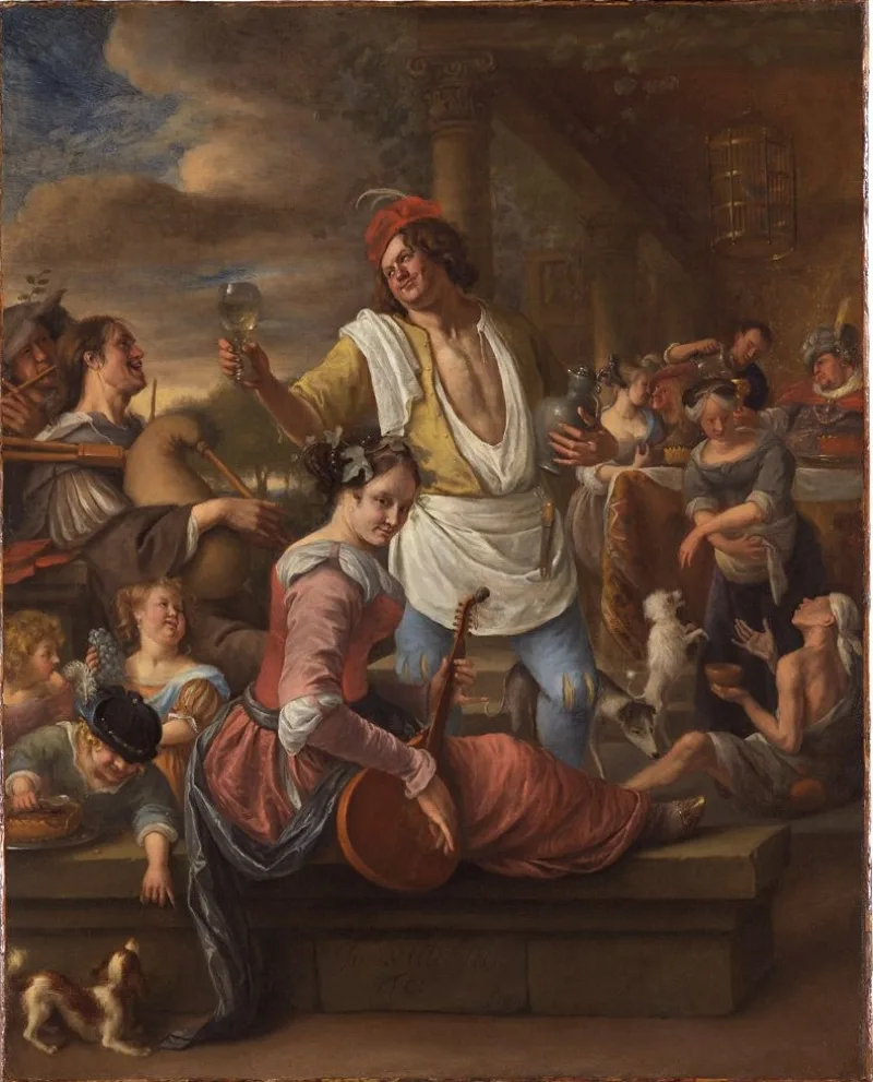 Jan Steen's Parable of the Rich Man and Lazarus, a seventeenth-century Dutch treatment