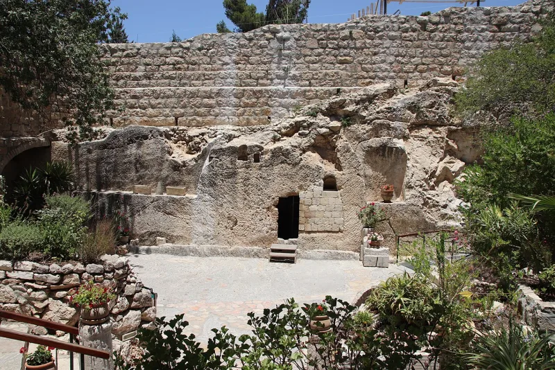 The Garden Tomb in Jerusalem, one of the two sites proposed for the burial of Jesus