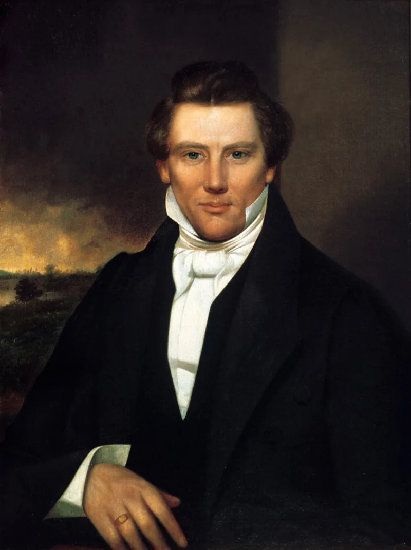Joseph Smith, who identified the skeleton in the mound as Zelph, a white Lamanite warrior