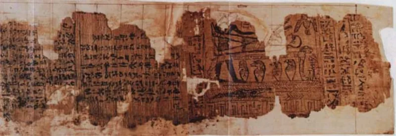 Fragments of the Book of Breathings made for the priest Hor, source of the facsimiles