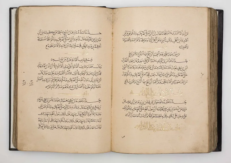 A section of al-Bukhari's Sahih, the collection carrying the deficiency-of-mind hadith