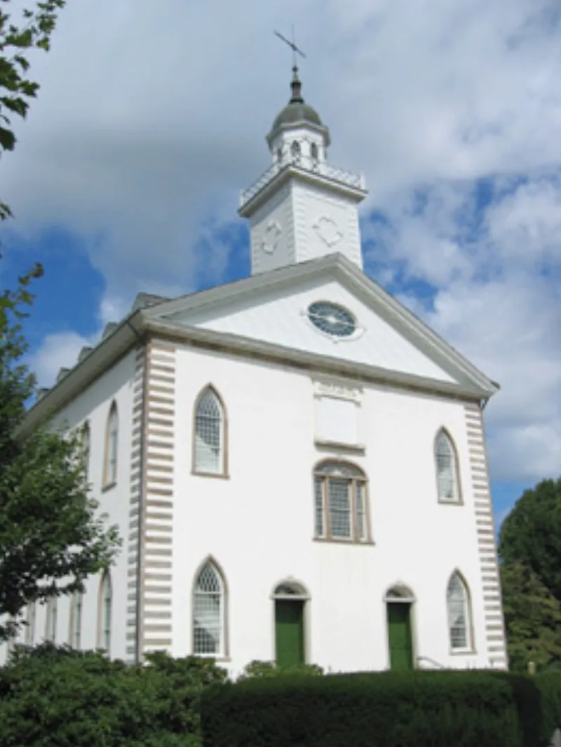 The Kirtland Temple, where the 1835 assembly voted to canonise the Lectures on Faith