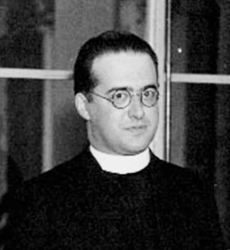 Georges Lemaître, the Belgian priest and physicist who first proposed an expanding universe with a beginning