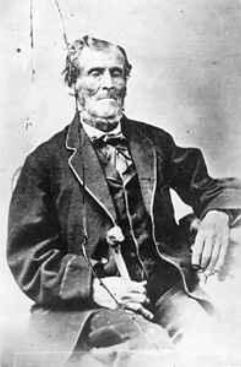 Martin Harris in old age; the salamander letter was forged in his name