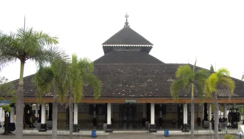 The Great Mosque of Demak on Java, a fifteenth-century foundation; Islam reached Indonesia mainly by trade