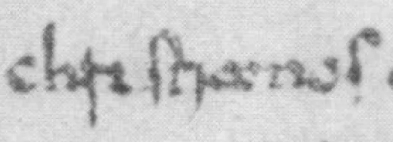Codex Mediceus at Annals 15:44, where Tacitus reports Christ's execution under Pontius Pilate