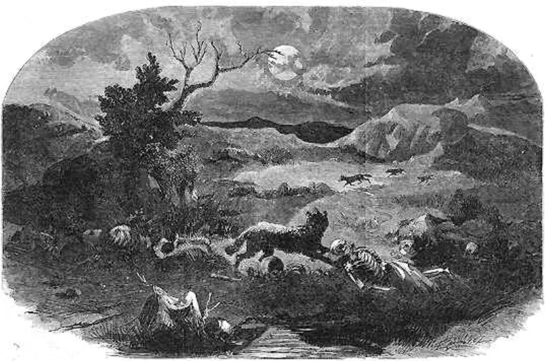 Harper’s Weekly, 13 August 1859, reporting the massacre to a national readership