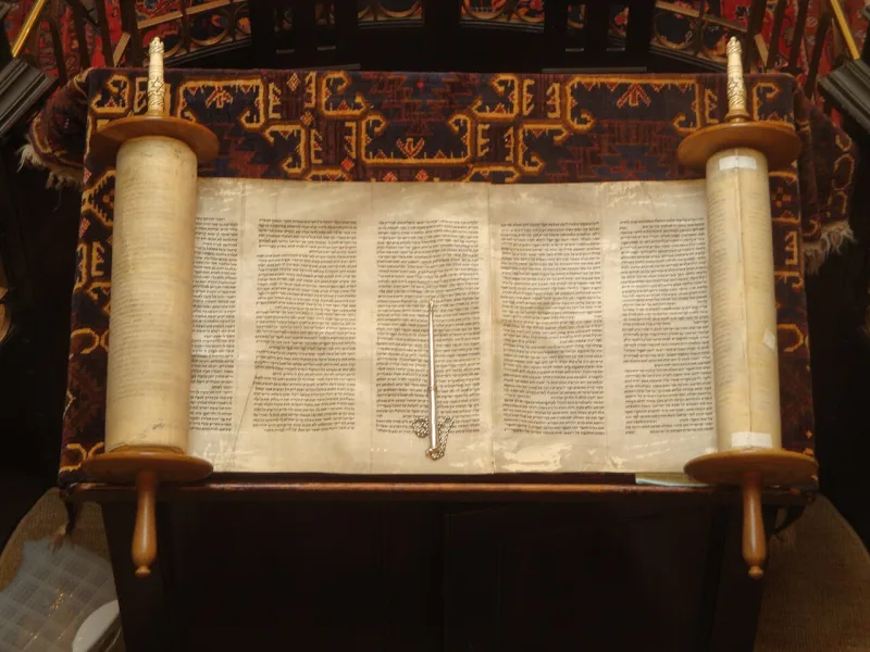 An open Torah scroll; the earliest Christian community was a Torah-keeping Jerusalem congregation
