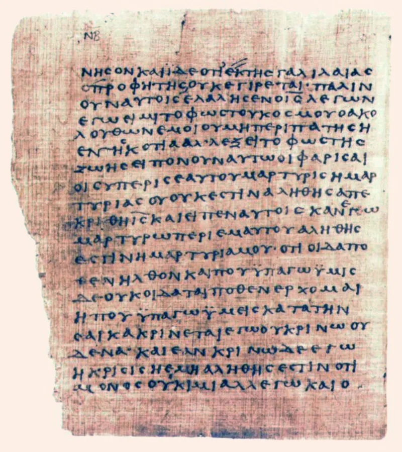 Papyrus 66, an early copy of John's Gospel, roughly a century older than Vaticanus