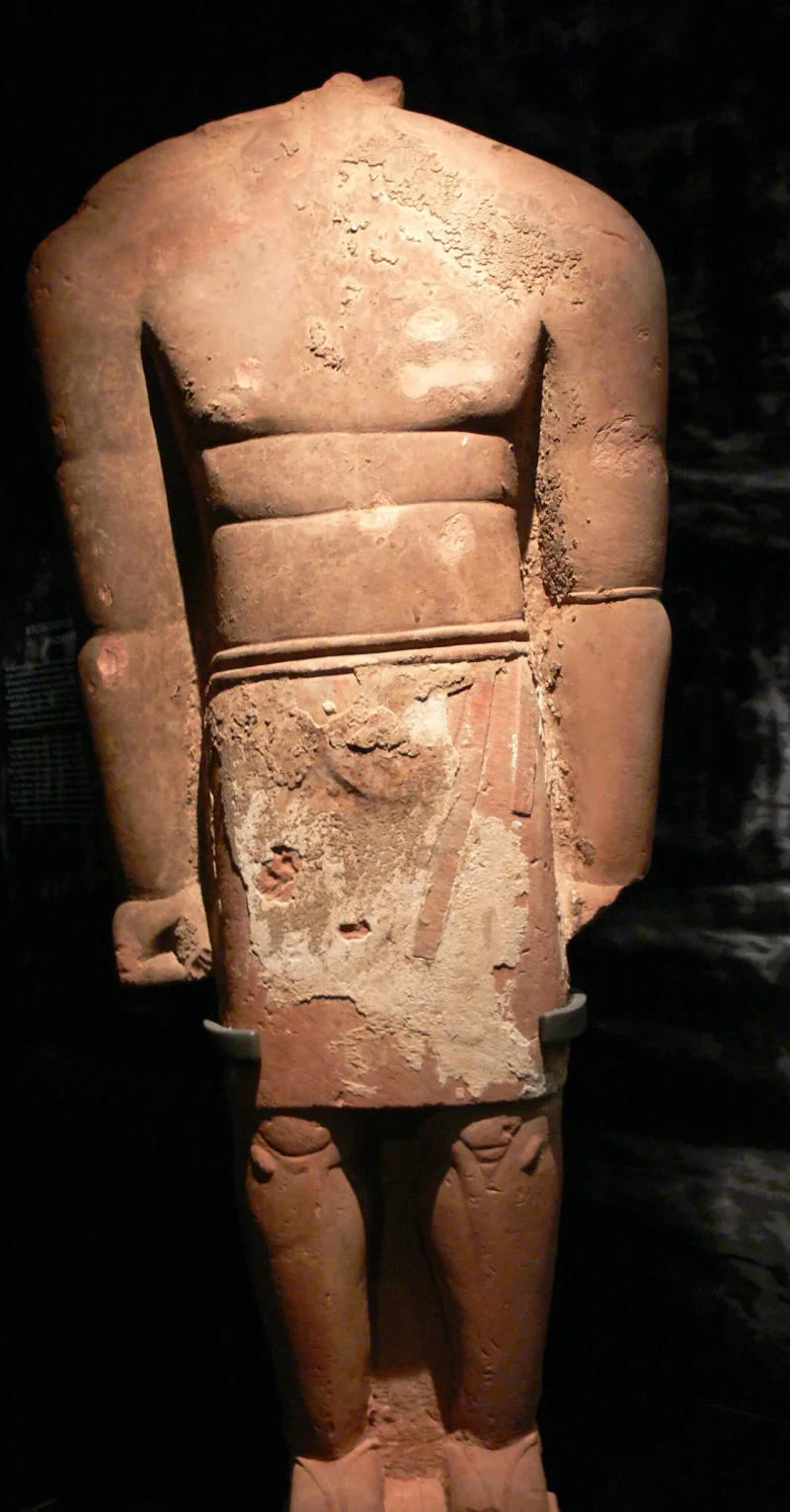 A colossal pre-Islamic Arabian statue from Al-'Ula, fourth or third century BC, in Berlin
