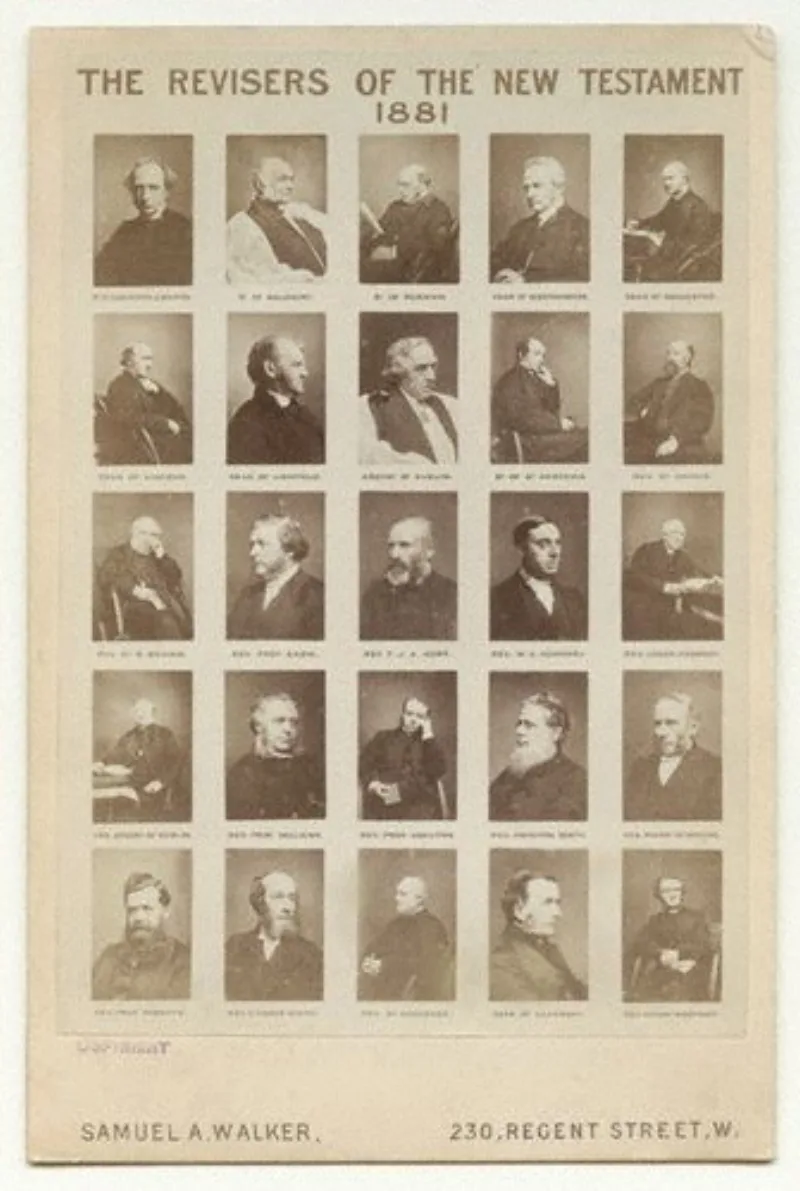 The company that revised the English New Testament, on which Westcott and Hort both sat