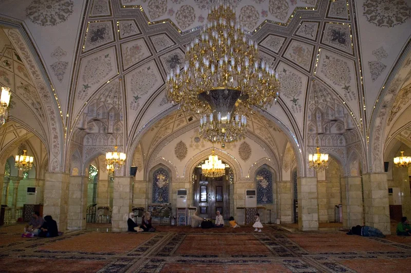 The Sayyidah Ruqayya shrine in Damascus; taqiyya developed mainly in Shia law under persecution