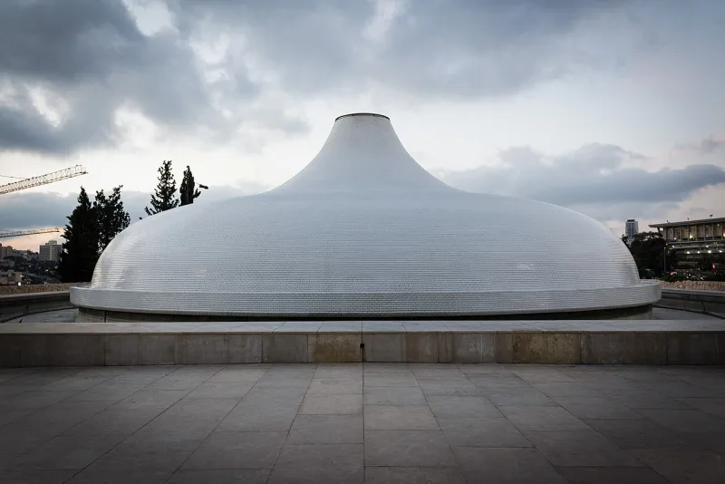 The Shrine of the Book in Jerusalem, the museum wing built to house the scroll