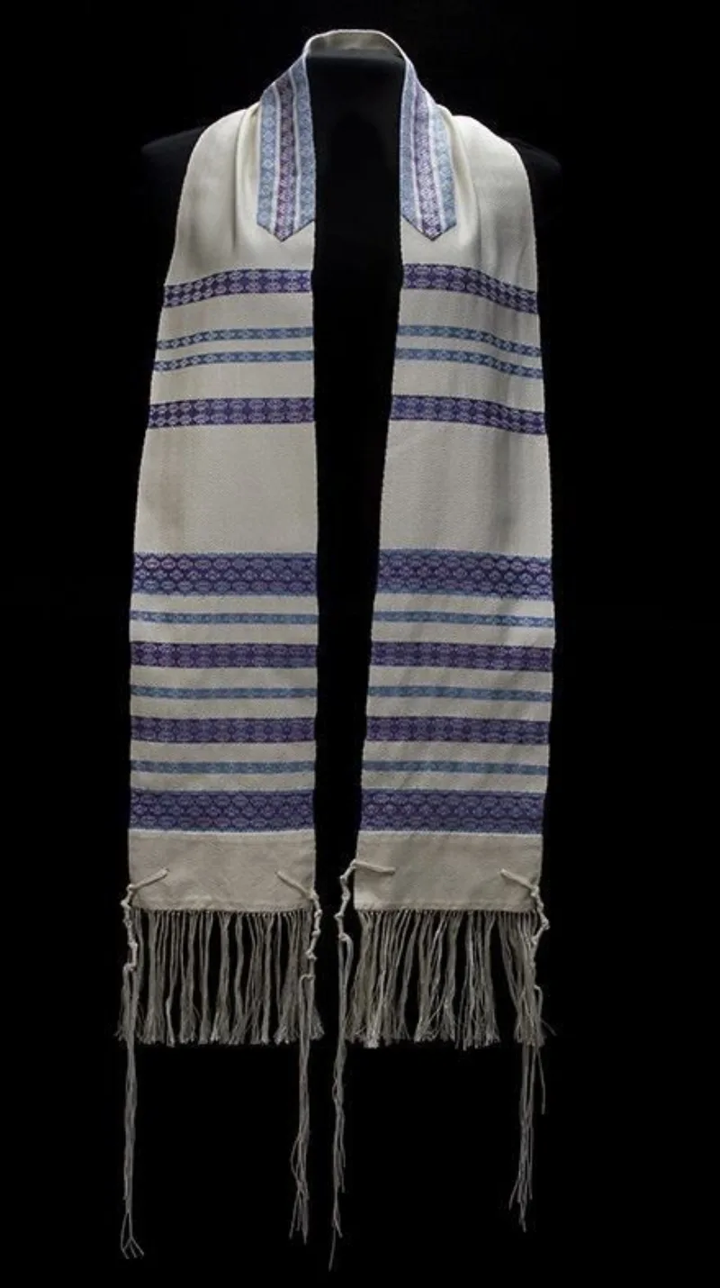 A Jewish prayer shawl; the church's 2014 video compares the garment to this and the nun's habit