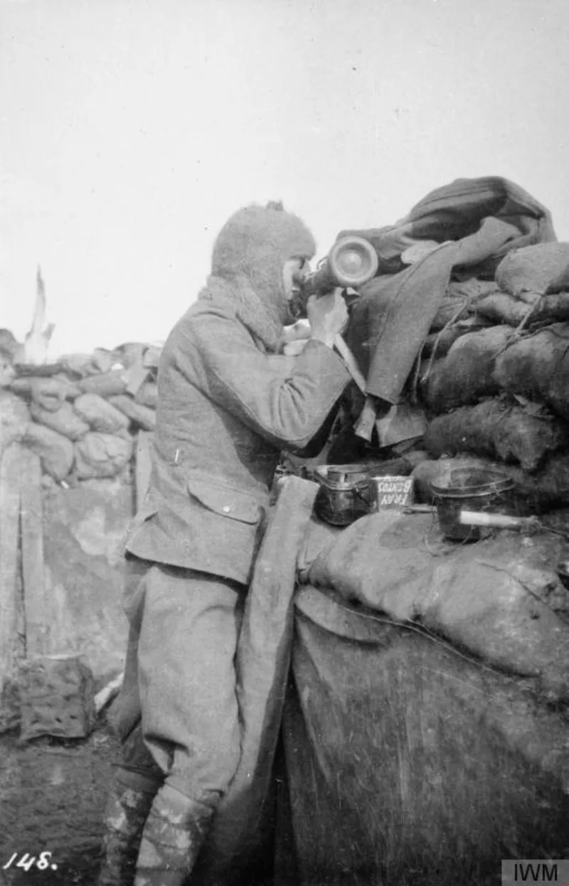 British soldiers on the Western Front in 1914, the year later read back as Christ's enthronement