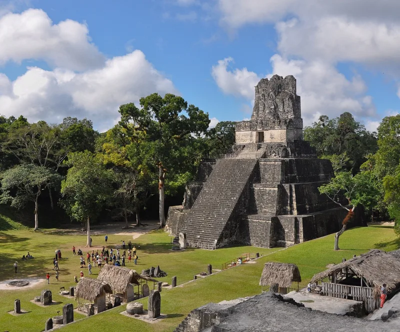 Tikal in Guatemala, a genuinely large Mesoamerican city; a representative site, with no Nephite connection