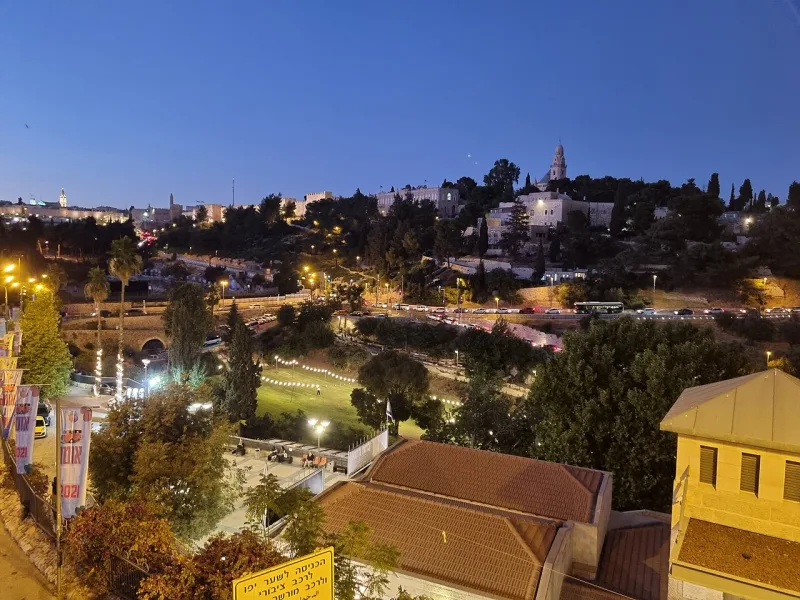 The Valley of Hinnom below Jerusalem, the ravine whose name lies behind the word Gehenna