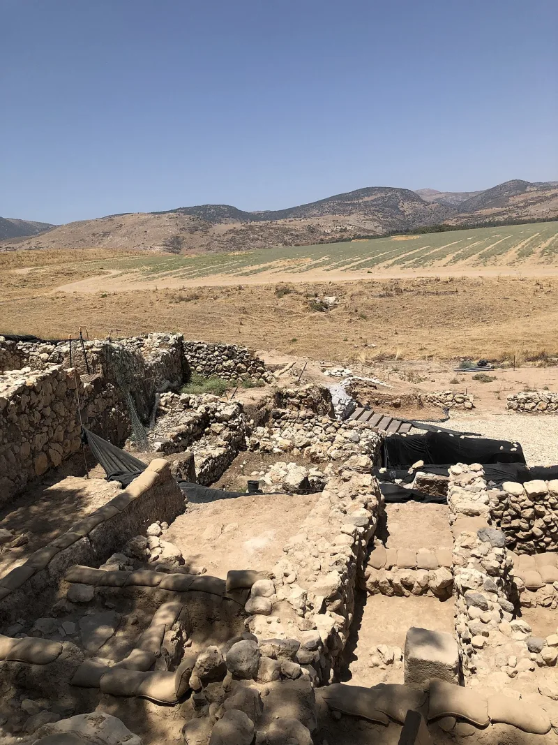 Excavations at Tel Hazor, the one Canaanite city Joshua 11 says was actually burned